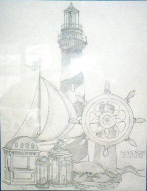 Harbor Lights - Pencil
